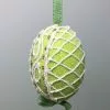 TheHolidayBarn.com New! Green Sugar Lattice Egg Ornament