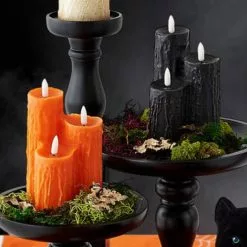 One Hundred 80 Degrees Halloween Cluster Candles With LED Flame