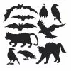 Beistle Halloween Silhouette Cutouts Beistle Vintage Halloween 2 Beistle Halloween Silhouette Cutouts Beistle Vintage Halloween