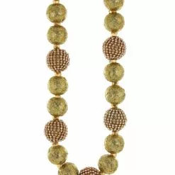 Cody Foster Jeweled Gold Ball Garland