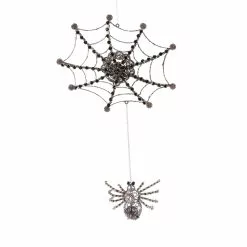Katherine's Collection New! Jeweled Spider Web With Dangling Spider