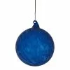 TheHolidayBarn.com New! Jim Marvin Blue Marble Ice Glass Ball Ornaments