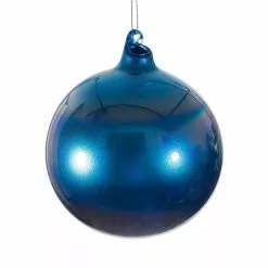 Winward Jim Marvin Blue Pearl Glass Ball Ornaments
