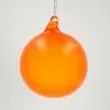 TheHolidayBarn.com Jim Marvin Citrus Orange Bubblegum Glass Ornaments
