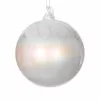 Winward New! Jim Marvin Ivory Pearl Glass Ball Ornaments, Set Of 6