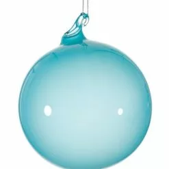 Winward Jim Marvin Light Turquoise Bubblegum Glass Ornaments