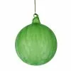 TheHolidayBarn.com Jim Marvin Mint Green Marble Ice Glass Ball Ornaments