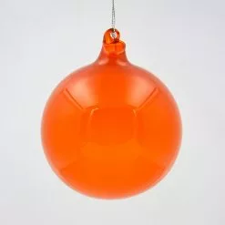 TheHolidayBarn.com Jim Marvin Persimmon Red Bubblegum Glass Ornaments New!