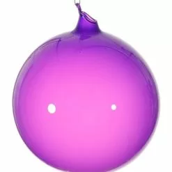 Winward Jim Marvin Purple Bubblegum Glass Ornaments Jim Marvin Ornaments