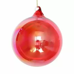 TheHolidayBarn.com Jim Marvin Red Bottle Glass Ball Ornaments New!