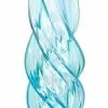 TheHolidayBarn.com Jim Marvin Ornaments Jim Marvin Twisted Glass Icicle Ornaments, Turquoise Blue