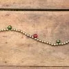 Ragon House Jingle Bell Garland, Red, Green & Silver