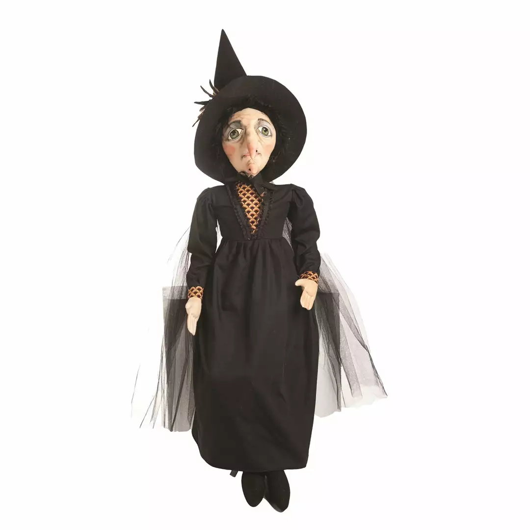 Joe Spencer Velma Witch Cloth Doll 5 Joe Spencer Velma Witch Cloth Doll