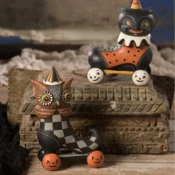 Bethany Lowe Roller Spook Cat Scooter New!