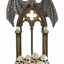 Katherine's Collection New! Medieval Skull & Dragon Candle Holder