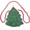 New! Katherine's Collection Beaded Christmas Tree Purse