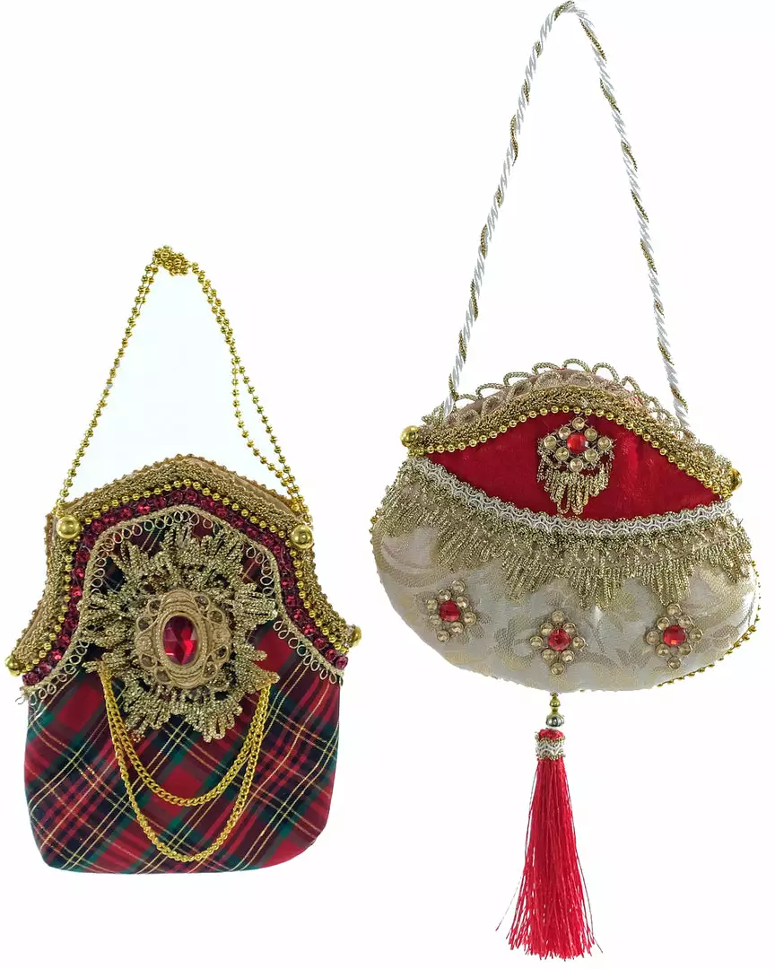 New! Katherine's Collection Christmas Wishes Purse Ornaments 3 New! Katherine's Collection Christmas Wishes Purse Ornaments