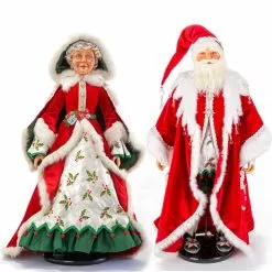 Katherine's Collection Snow Day Santa & Mrs. Claus