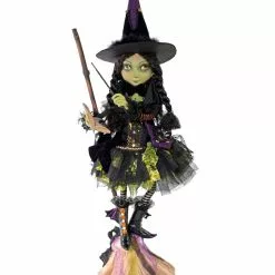 Katherine's Collection Witch On Broom New!