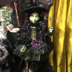 Katherine's Collection Witch On Broom New!