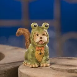 Bethany Lowe New! Kermutt, Dog In Frog Costume Figurine