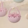 Bethany Lowe Lavender Cracked Egg Ornament New!