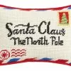 TheHolidayBarn.com Letter To Santa Needlepoint Pillow