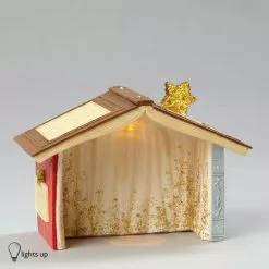 Heart Of Christmas Lighted Nativity Creche, Mini