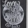 TheHolidayBarn.com Love You To The Moon & Back Sign