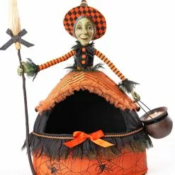 Katherine's Collection Lylah Witch Candy Container New!