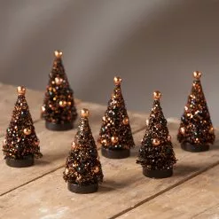 Bethany Lowe New! Magic Halloween Glitter Mini Trees