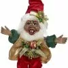 Mark Roberts African-American Stocking Stuffing Elf New!