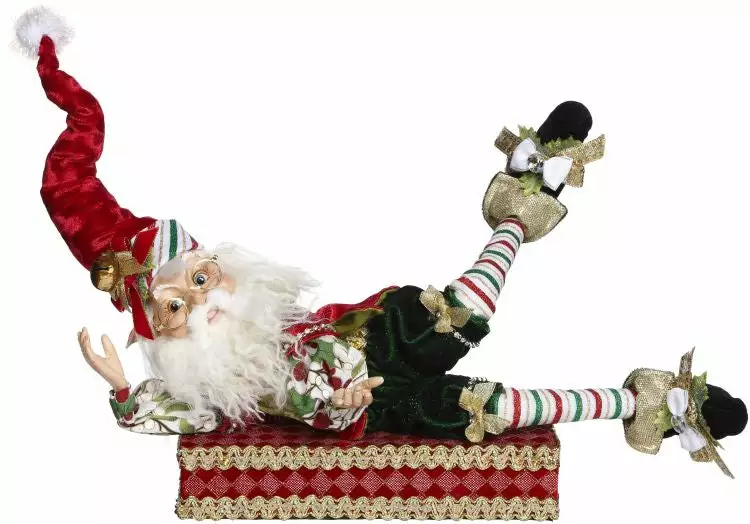 Mark Roberts Northpole Candy Cane Elf Stocking Holder 3 Mark Roberts Northpole Candy Cane Elf Stocking Holder