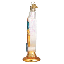 Old World Christmas Menorah Glass Ornament 9 Old World Christmas Menorah Glass Ornament