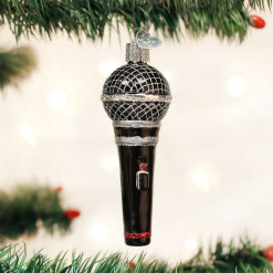Old World Christmas Microphone Ornament
