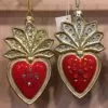 Cody Foster New! Milagro Heart Ornaments