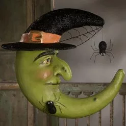 Bethany Lowe Moon Witch, Green New!