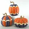 Katherine's Collection Orange & Purple Patterned Pumpkins 1 Katherine's Collection Orange & Purple Patterned Pumpkins
