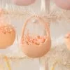 Bethany Lowe Orange Cracked Egg Ornament New!