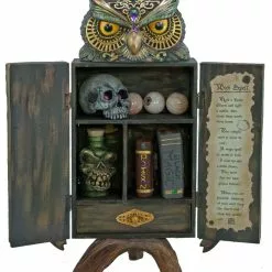 Katherine's Collection Owl Potions Cabinet