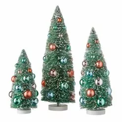 Raz New! Pastel Bottle Brush Trees