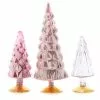 Cody Foster Pink Candy Glass Trees New!