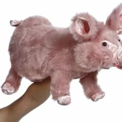 Mark Roberts Pretty Pink Plush Puppet Pig New!