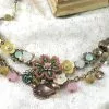 The Holiday Barn Valentine's Day Floral Necklace