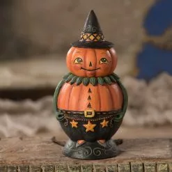 Bethany Lowe Pumpkin Pete Spooks Jar New!