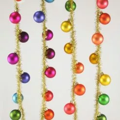 Cody Foster Rainbow & Gold Tinsel Garland
