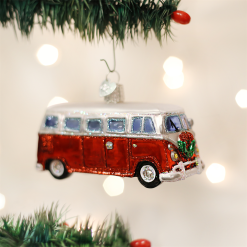 Old World Christmas Retro Camper Van Ornament
