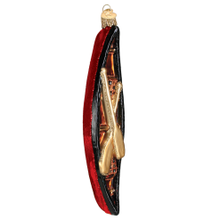 Old World Christmas Glass Canoe Ornament 7 Old World Christmas Glass Canoe Ornament