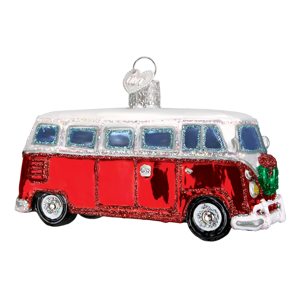 Old World Christmas Retro Camper Van Ornament 3 Old World Christmas Retro Camper Van Ornament