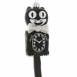 Cody Foster Retro Cat Clock Ornament